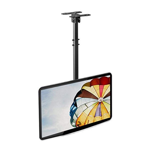 Heavy duty TV ceiling mount for LED TV and smart display installation