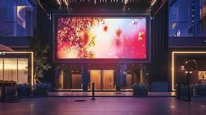 outdoor LED wall display for advertising and events